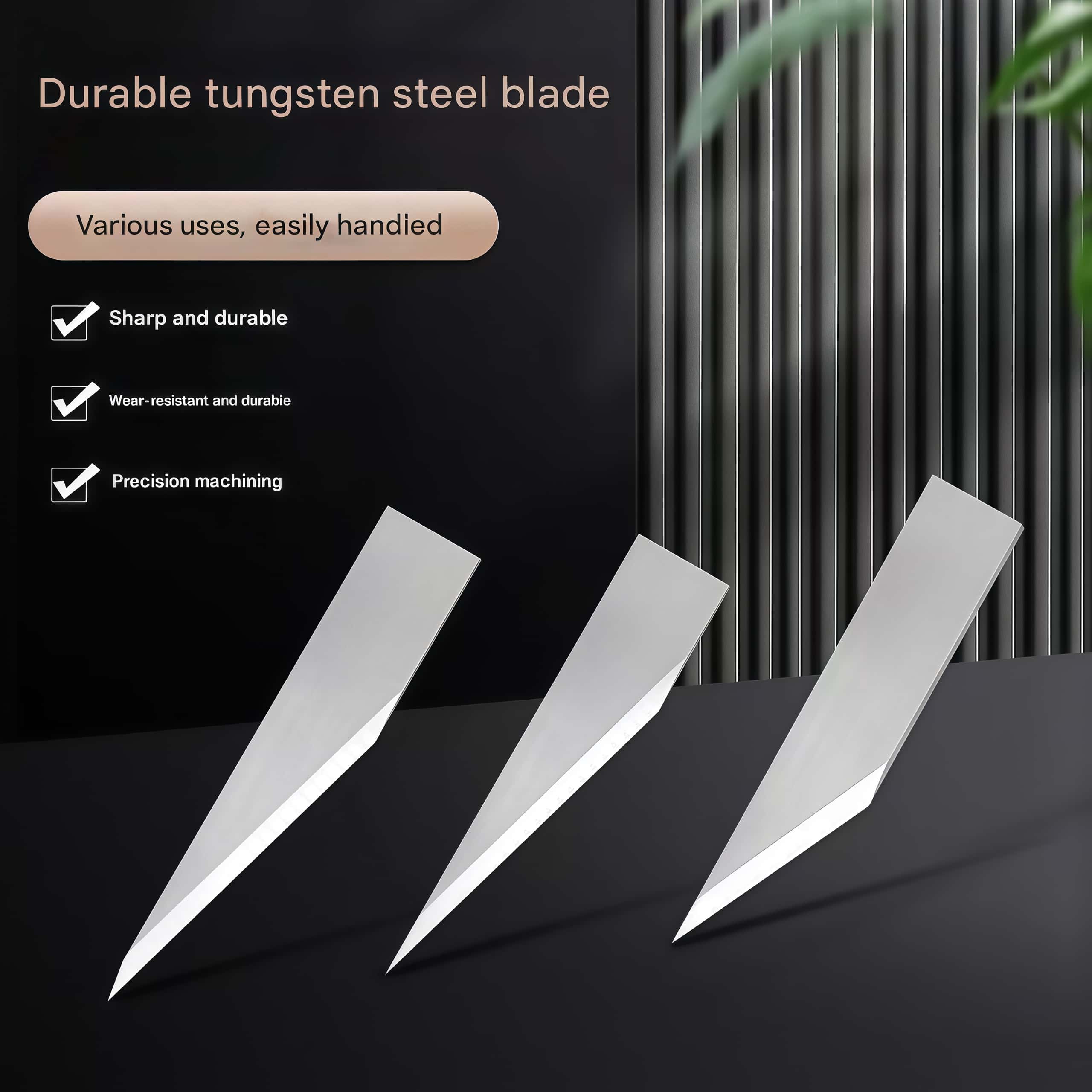 Durable tungsten steel blade