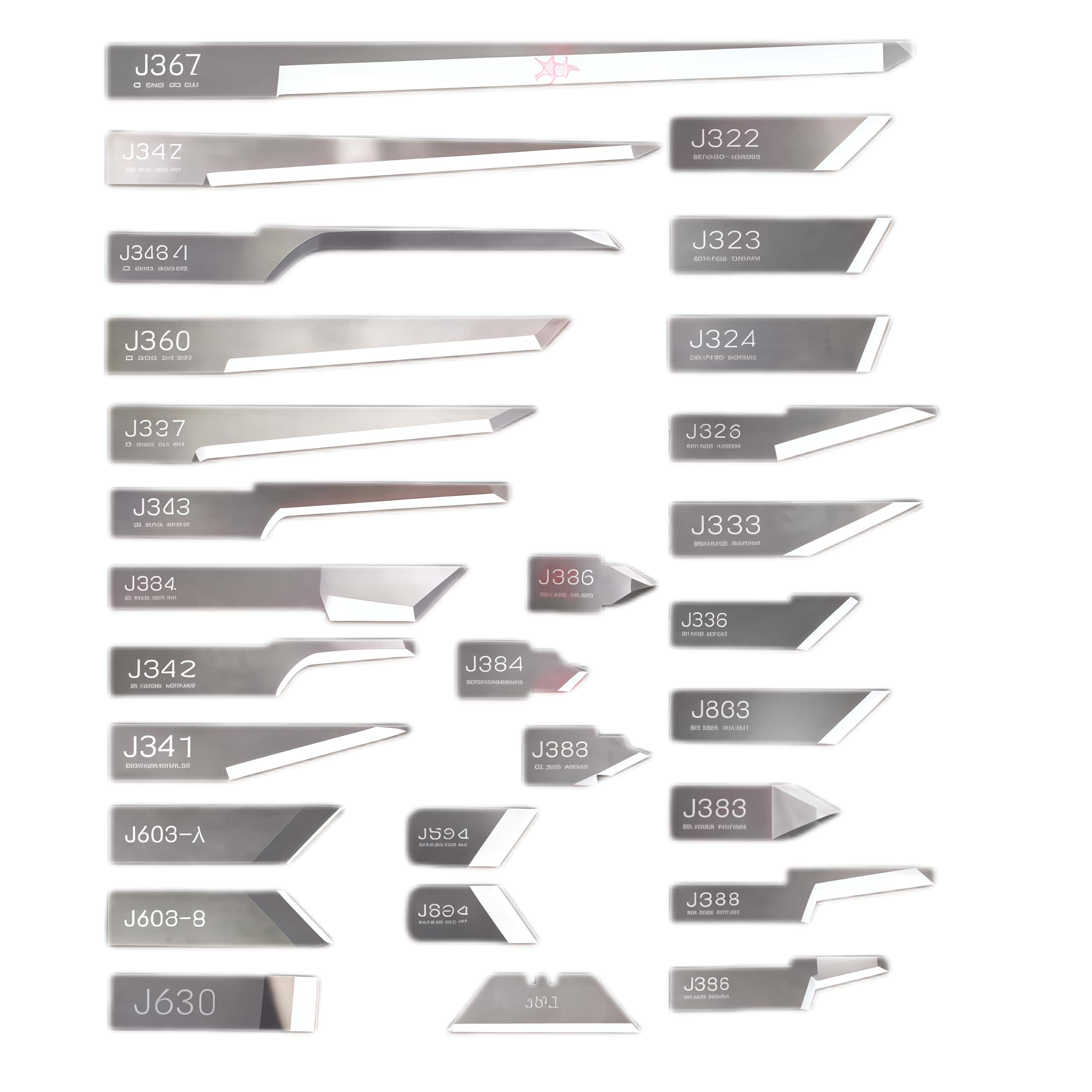 Jingwei JWEI Flatbed Digital Cutter Tables Knives Knife Blades