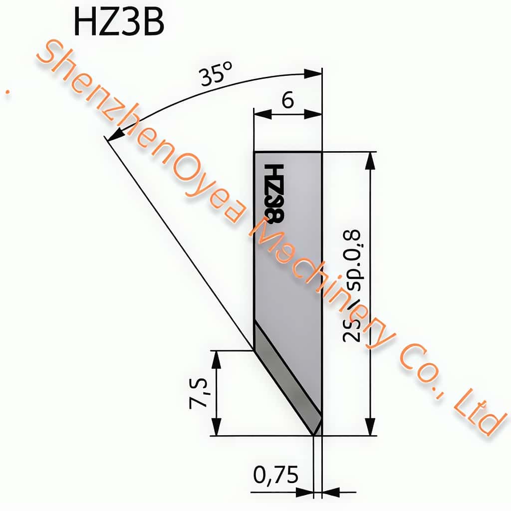 Comelz Automatic Cutting Machines Knife Blades HZ3B