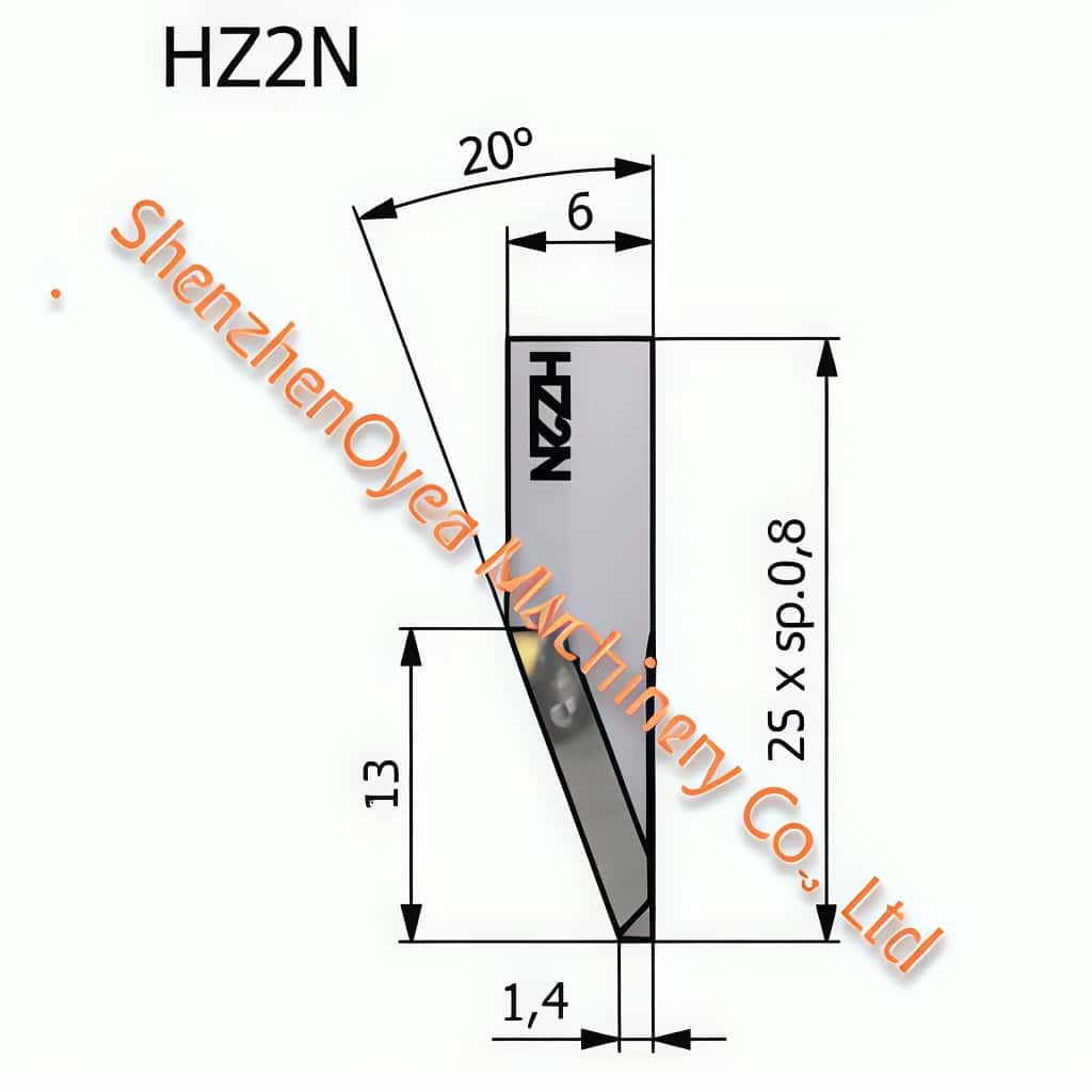 Comelz Knife Cutting Systems Knife Blades HZ2N