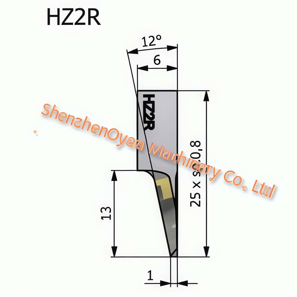 Comelz Leather Synthetics & Fabrics Cutting Machine Knife Blade 